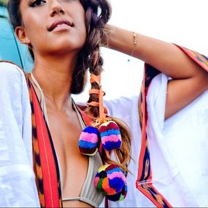SOLD OUT! Pom-pom Accessory Tie (Like Nena & Co)